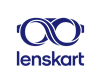 Lenskart Logo Vertical Blue