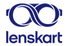Lenskart Logo Vertical Blue