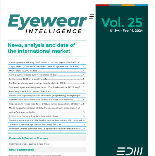 Eyewear Intelligence Vol 25 No 3+4 PDF Newsletter Eyewear