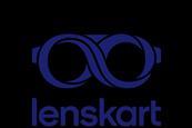 Lenskart Logo Vertical Blue
